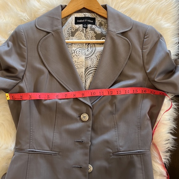 Isabel & Nina Blazer in Grey Size 8 - Picture 6 of 8